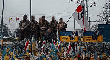 Кожны сцяг тут — гэта памяць пра ахвяру дзеля волі